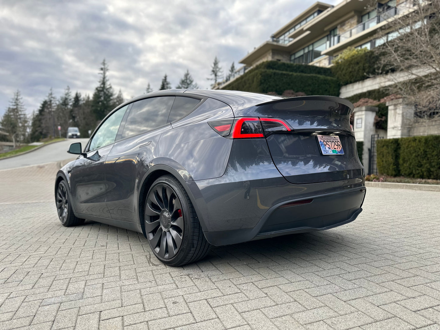 Rear Performance Spoiler for Tesla Model Y - Matte Black