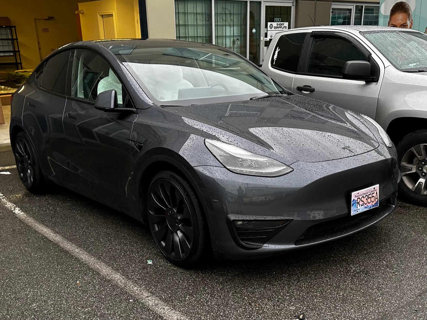 Foglight Canard for Tesla - Matte Black