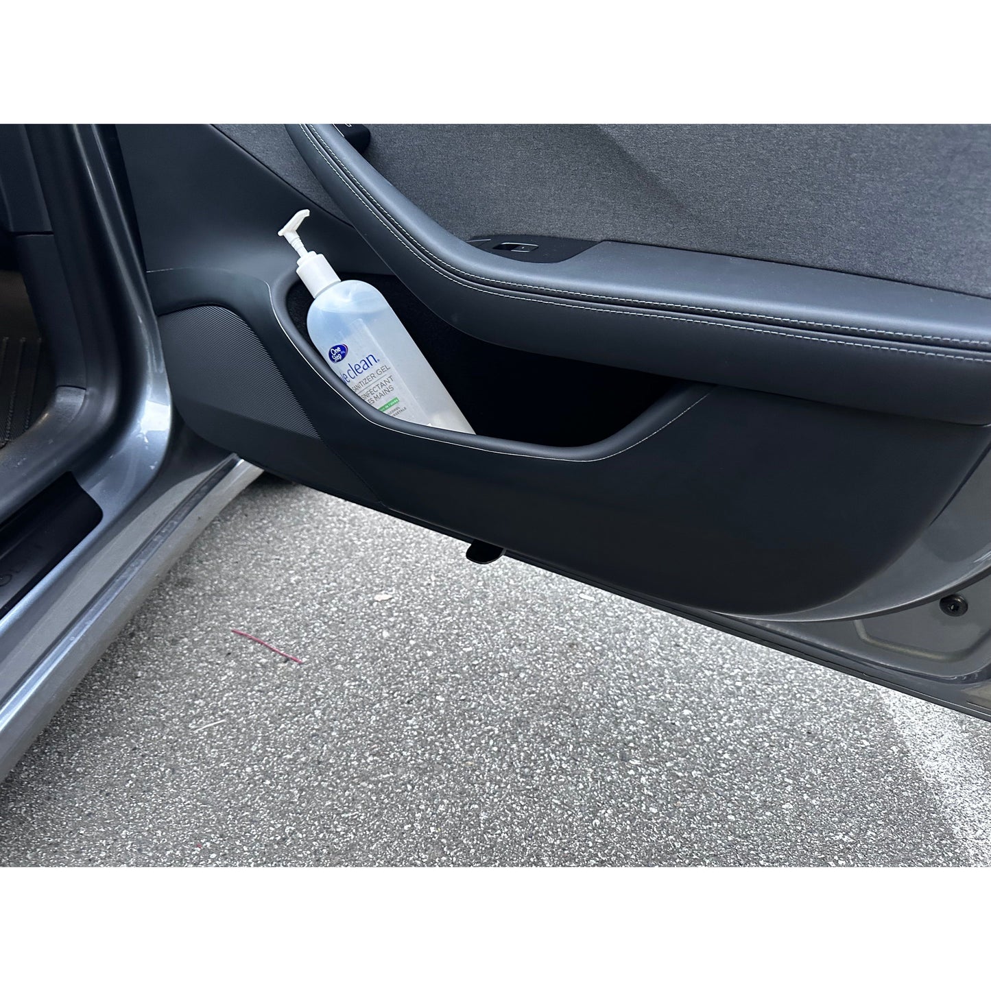 Anti-kick Vegan Leather Cover Sticker for 2024 Model 3