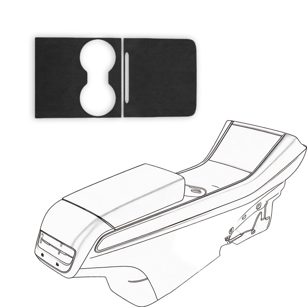 Revestimiento de gamuza para consola central del Tesla Model Y 2022-2024