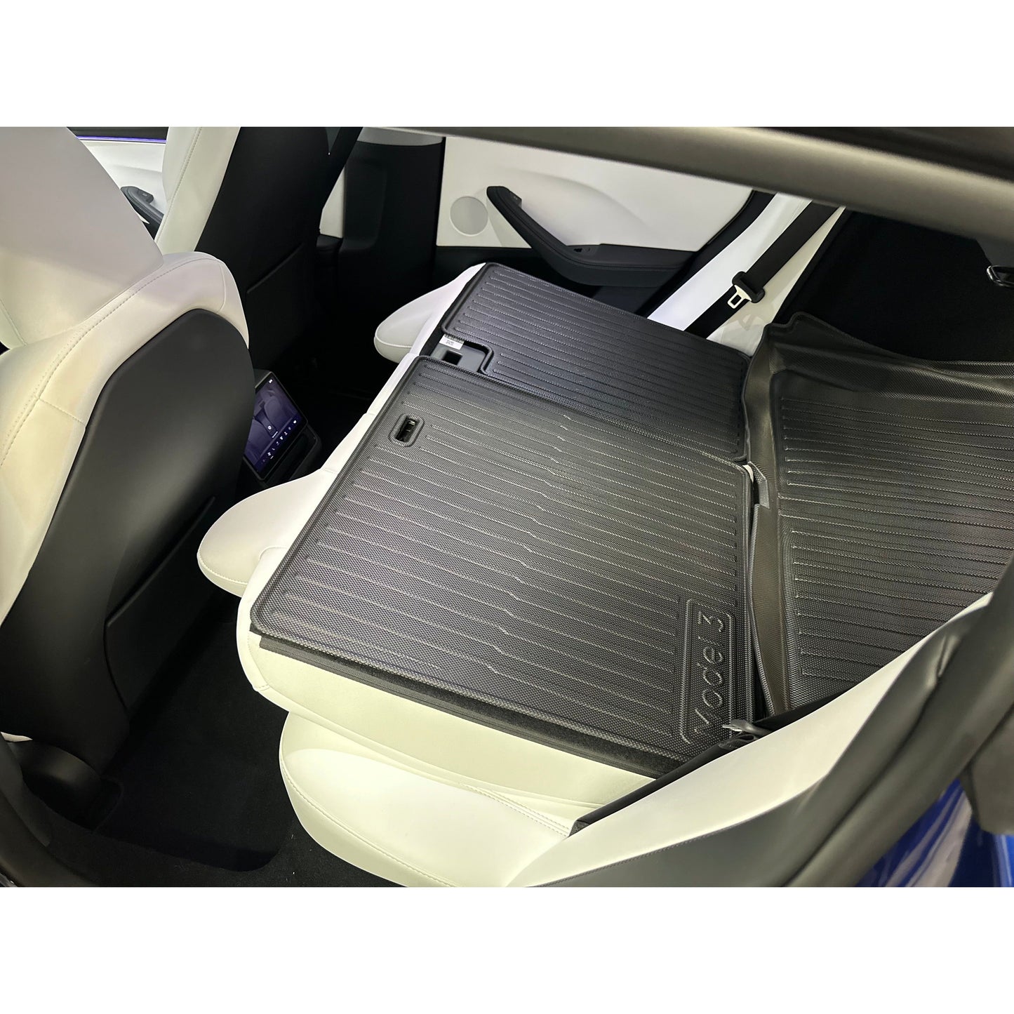 TeckRide™ 3D TPE All-Weather Mats & Liners for Tesla Model 3 – 8-Piece Interior, Rear Cargo, Frunk, and Seat-Back Set