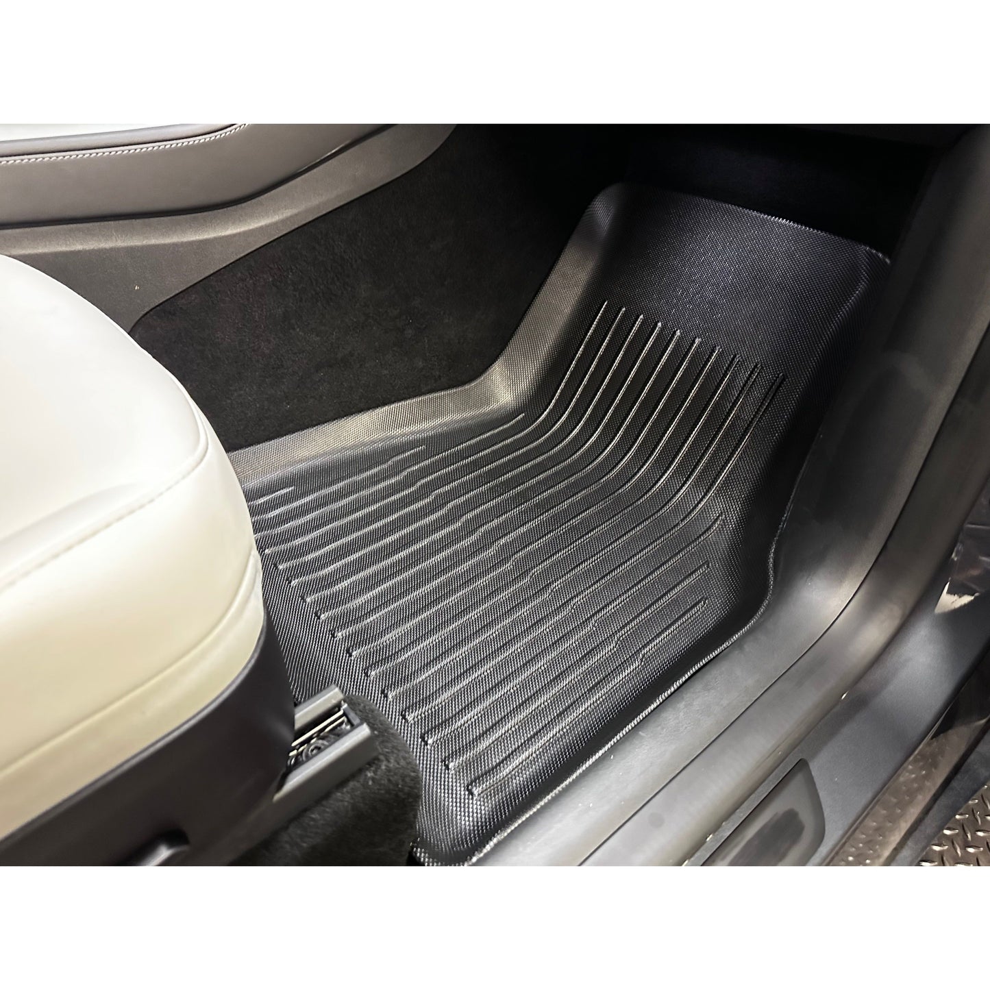 TeckRide™ 3D TPE All-Weather Mats & Liners for Tesla Model Y – 6-Piece Interior, Rear Cargo, and Frunk Set