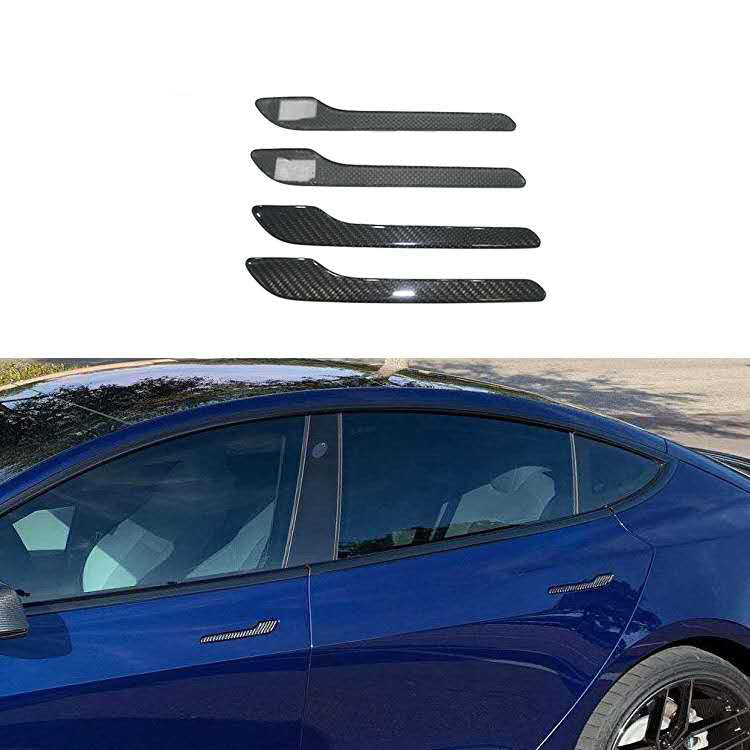 Genuine Carbon Fiber Door Handle Cover Tesla Model 3